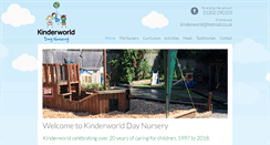 Desktop Screenshot of kinderworlddaynurseries.co.uk